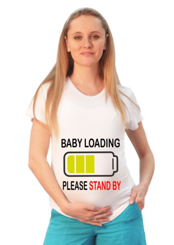 Изображение Футболка для беременных Baby loading