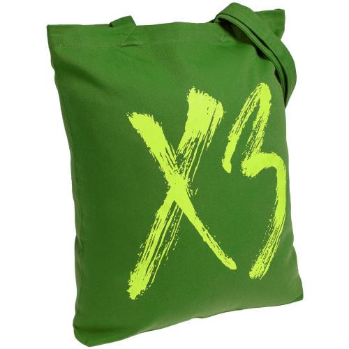 Изображение Холщовая сумка ХЗ, ярко-зеленая