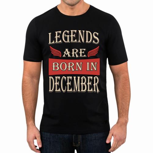Изображение Футболка мужская Legends are born in december