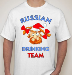 Футболка мужская Russian drinking team