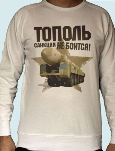 Изображение Толстовка мужская Тополь санкций не боится