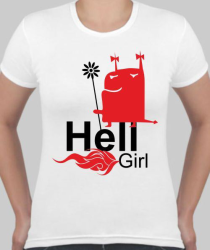 Футболка женская Hell girl