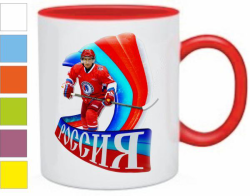 Кружка Россия, хоккей