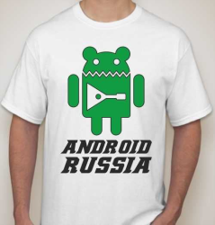 Футболка мужская Android russia