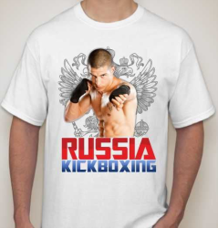 Футболка мужская Russia kickboxing