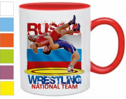 Кружка Russia wrestling