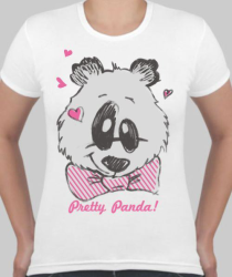Футболка женская Pretty panda