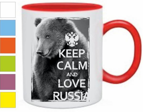 Изображение Кружка Keep calm and love Russia