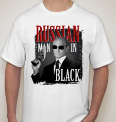 Футболка мужская Russian man in black