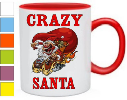 Кружка Crazy Santa