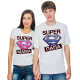 Изображение Парные футболки Super папа, super мама