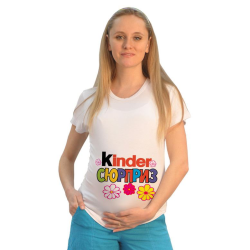Футболка для беременных Киндер сюрприз
