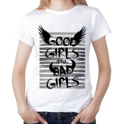 Футболка женская Good & Bad girls