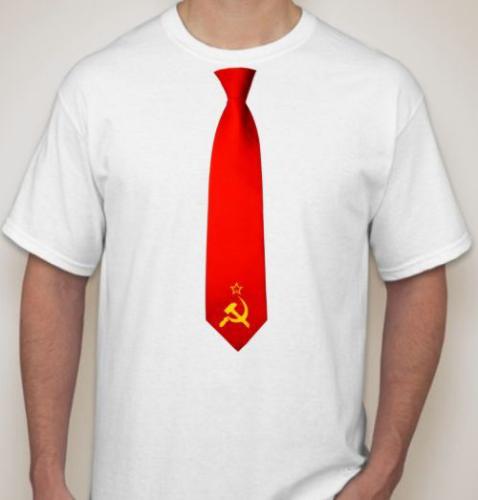 Изображение Футболка мужская с галстуком СССР