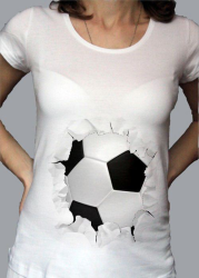 Футболка для беременных Футбольный мяч