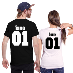 Парные футболки King Queen 01