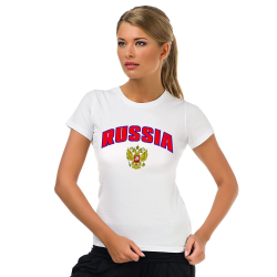 Футболка женская Герб России