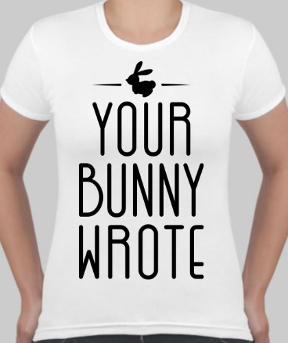 Изображение Футболка женская Your bunny wrote