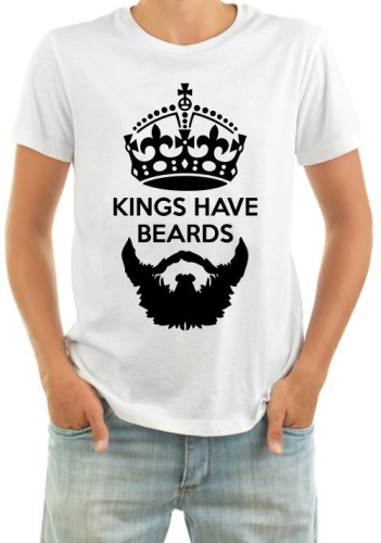 Изображение Футболка мужская Kings have beards