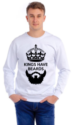 Толстовка (свитшот) мужская Kings have beards