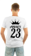 Изображение Мужская футболка с короной Андрей 23, Ваше имя и номер