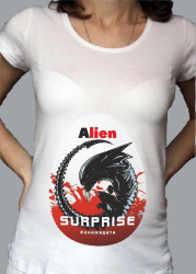 Футболка для беременных Alien Surprise