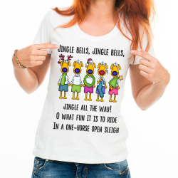 Футболка женская Jingle bells