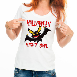 Футболка женская Halloween night owl