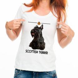Футболка женская Scottish terrier