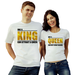 Футболки парные only King Queen