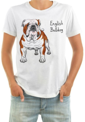 Футболка мужская English bulldog