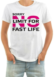 Футболка мужская Limit for fast life