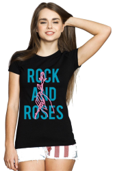 Футболка женская Rock and roses