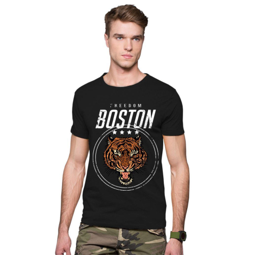 Изображение Футболка мужская с тигром Boston