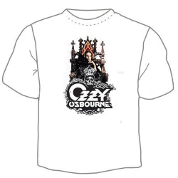 Футболка мужская Ozzy Osbourne на троне