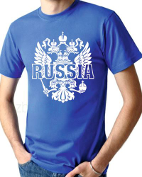 Футболка мужская Russia, герб