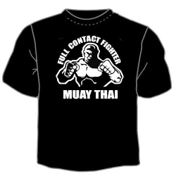 Футболка мужская черная Muay Thai