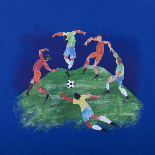 Изображение Футболка Футбол vs Матисс, ярко-синяя