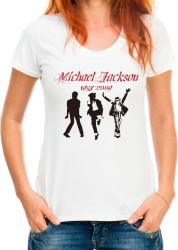 Футболка женская Michael Jackson 1958-2009