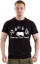 Футболка мужская Siberian fast food