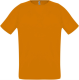 Изображение Футболка унисекс SPORTY 140, оранжевый неон