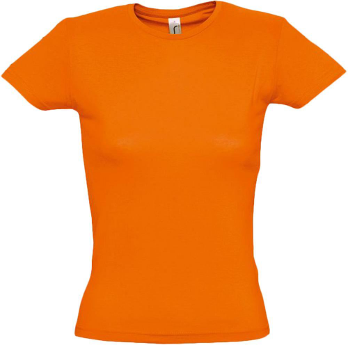 Изображение Футболка женская MISS 150, оранжевая