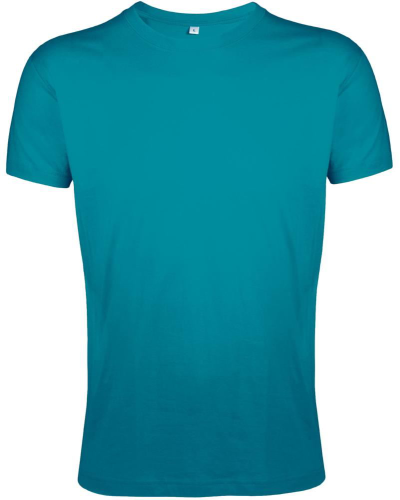 Изображение Футболка мужская приталенная REGENT FIT 150, винтажный синий