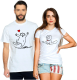 Изображение Парные футболки для двоих Кот Саймон и подружка