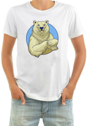 Футболка мужская Белый медведь