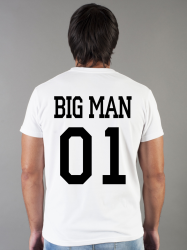 Футболка мужская Big man, размер S