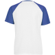 Изображение Футболка мужская T-bolka Bicolor, белая с синим