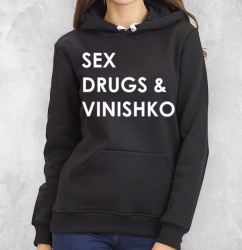 Толстовка SEX DRUGS & VINISHKO
