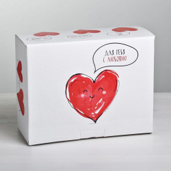 Коробка-пенал Для тебя с любовью, 30x23x12 см