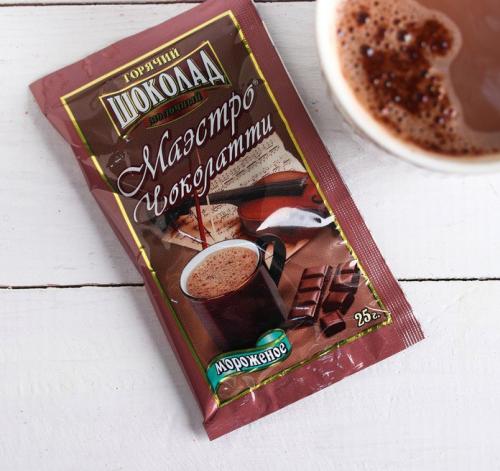 Изображение Горячий Шоколад молочный «Растай от удовольствия», вкус мороженого, 25 г*5 шт.